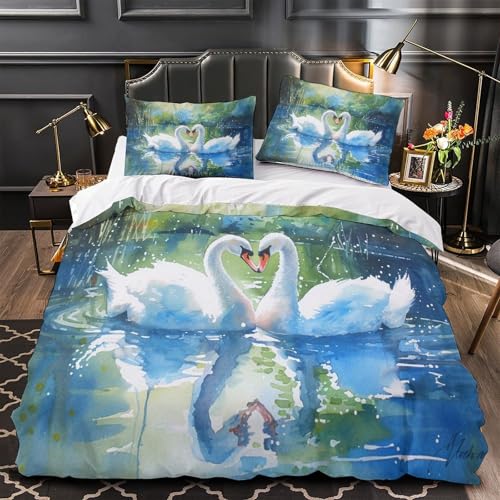 Housse de couette sushi 3D hypoallergénique et thermorégulatrice en microfibre douce - 2