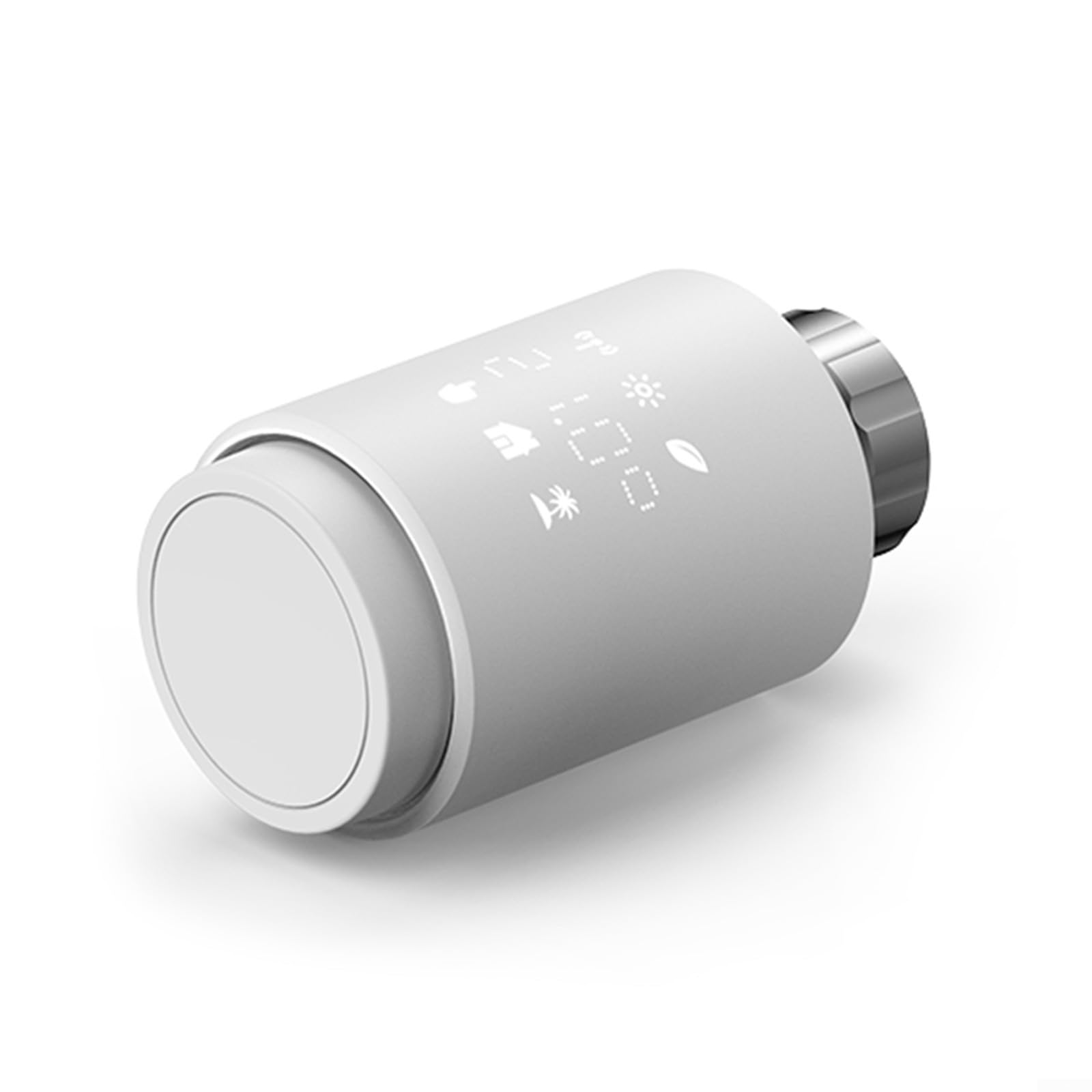 Válvula de termostato inteligente para radiador con control de aplicación, controlador digital de temperatura de 5 a 30 °C, TRV de ahorro de energía para calefacción del hogar, compatible con RA/RAV