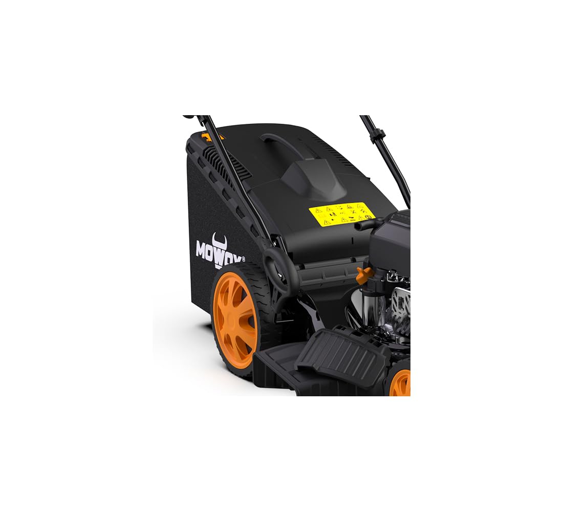 Cortacésped autopropulsado Mowox PM 4665 SEHW – Gasolina, 149 CC, Arranque eléctrico, 46 cm, 60 L, 7 Alturas de Corte, Easy Start, Ideal jardín Mediano