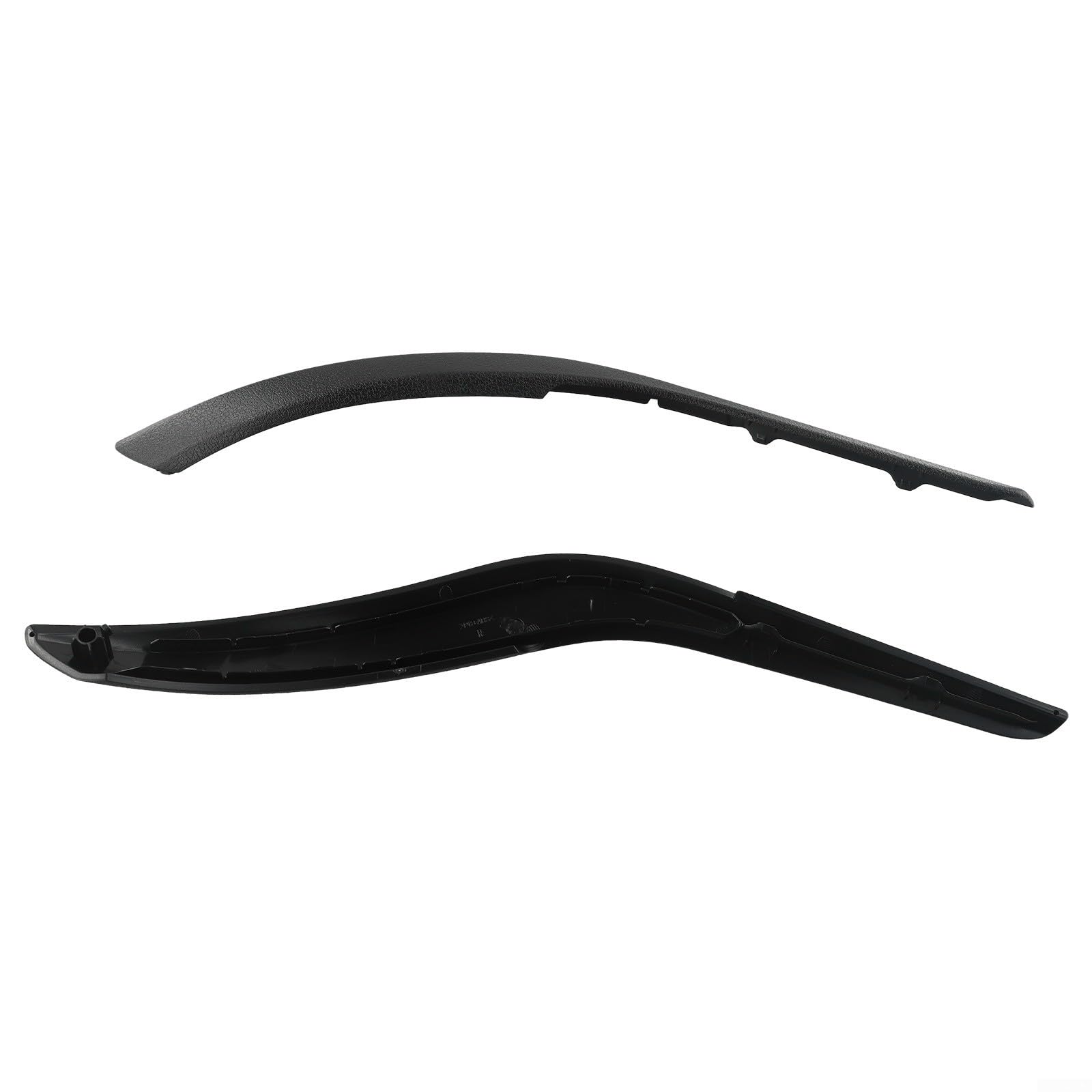 Juego de molduras para manija de puerta interior compatible con BMW X1 E84 2009-2016, cubierta de manija de puerta delantera trasera, izquierda y derecha, color negro, pieza de repuesto 51412991775