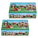 Apple & Eve 100% Juice Variety Pack | Apple, Very Berry & Fruit Punch Flavors | 6.75oz Juice Boxes, 36 Count (2 Packs of 36)