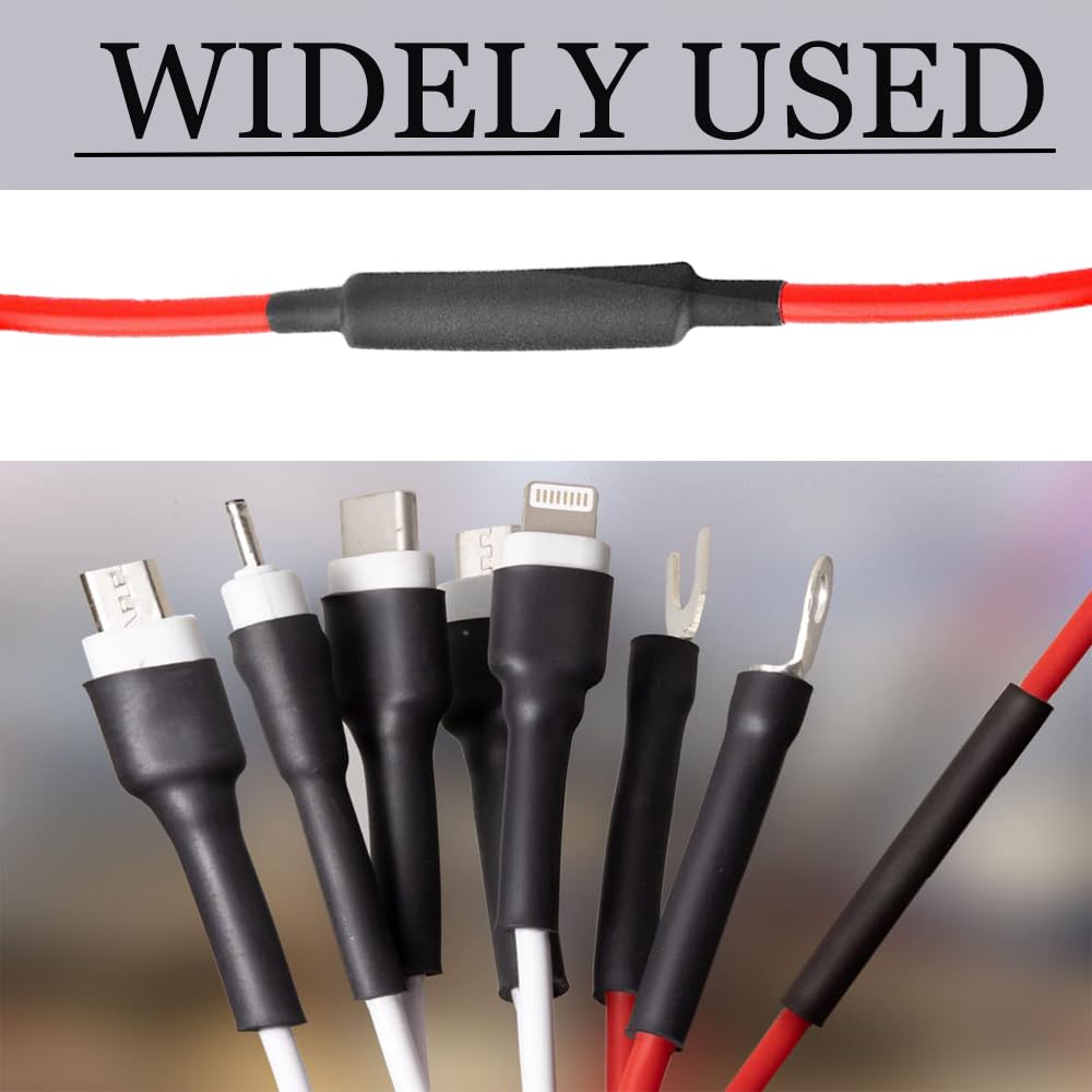 560PCS Heat Shrink Tubing 2:1, Eventronic Electrical Wire Cable Wrap Assortment Electric Insulation Heat Shrink Tube Kit In Box - 13 - View #5
