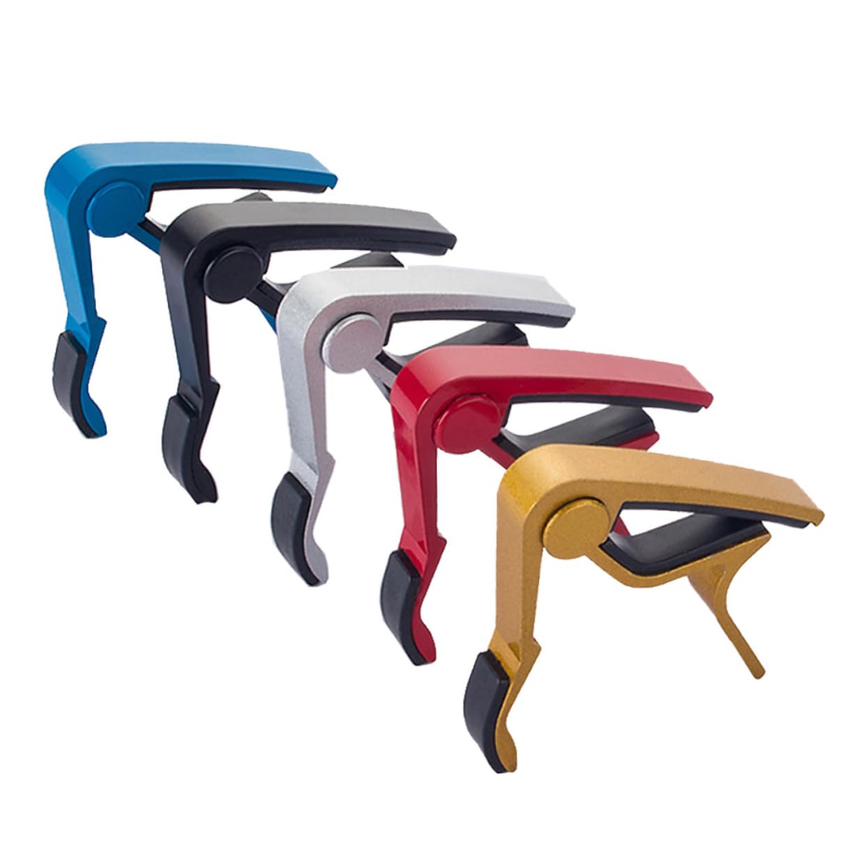 VANZACK Metal Capo for Electric Guitar Capo Alternative Clip Tuner for Ukulele Change Tune Clamp Guitar Gear Random Color