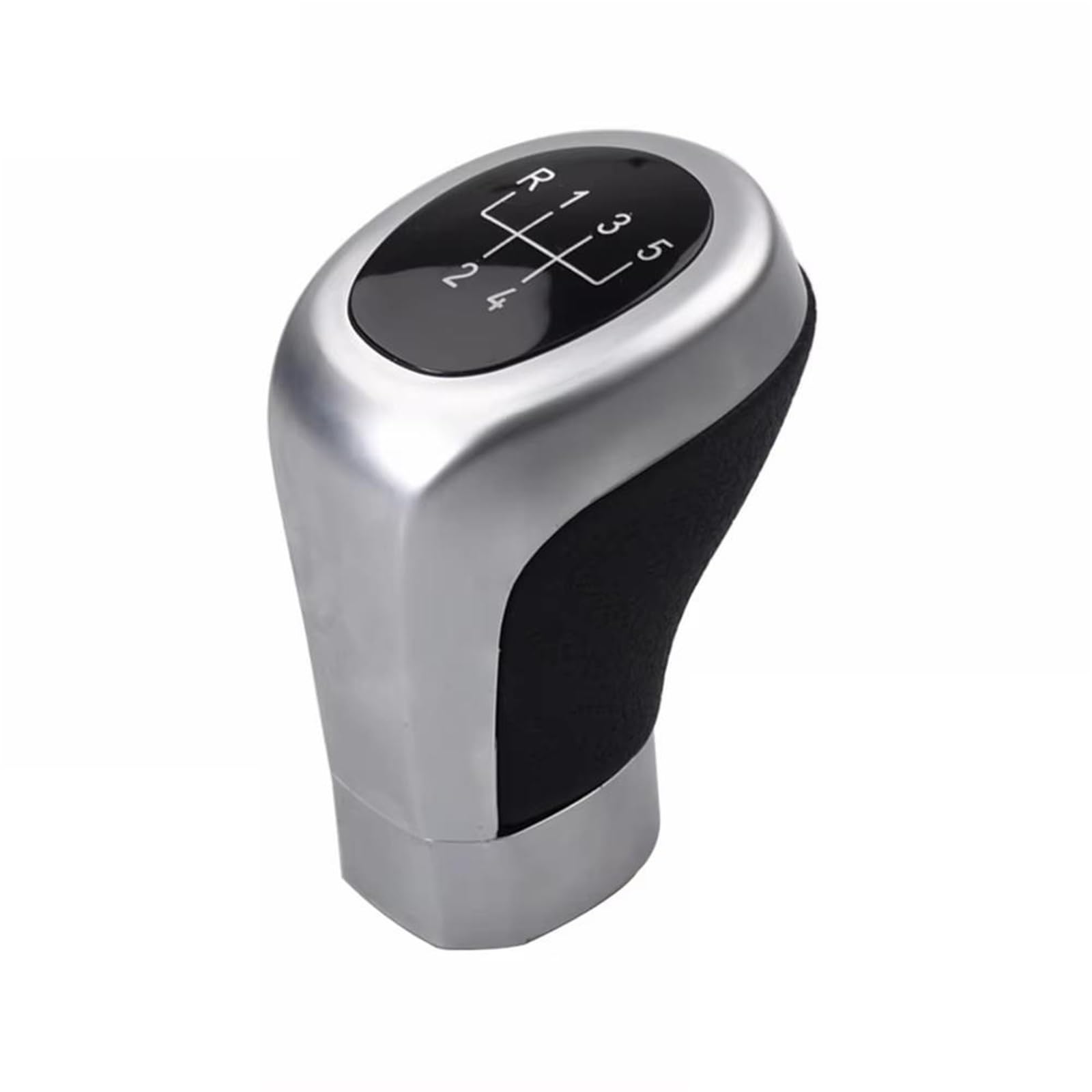Wsbojxth One Color Gear Stick Compatible With Bmw For E46 330I 330Ci 330Xi E60 525I 525Xi 528Xi 530I 530Xi 535Xi 545I 550I Gear Bar Knob Head 5/6 Speed Manual Shift Handball(5 Speed Silver)