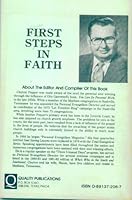 First Steps in Faith 0891372067 Book Cover