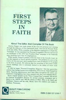 Paperback First Steps in Faith Book