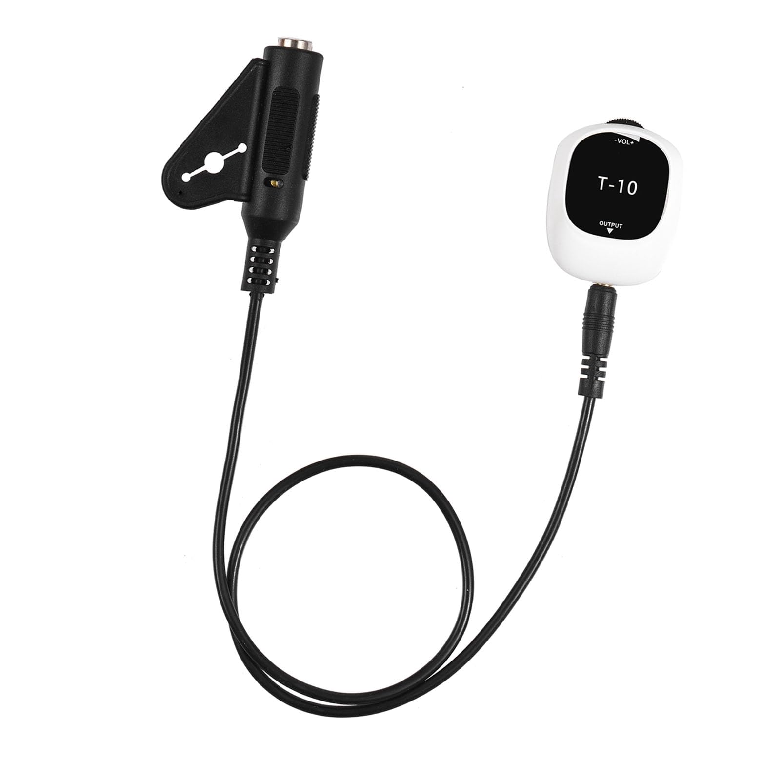 Acoustic Guitar Pickup, Plastic Universal Pickup with Control Knob, Enhanced Sound for Guitar, Violin and Ukulele Musicians (T-10-01)