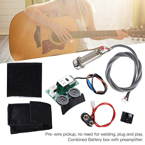 pickup per Chitarra Acustica, Preamplificatore Jack Endpin Durevole e Sistema EQ Parti di Strumenti per Chiodi a coda