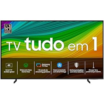 Smart TV 50" QLED 4K 50Q60D - Tecnologia de Pontos Quânticos, Design AirSlim