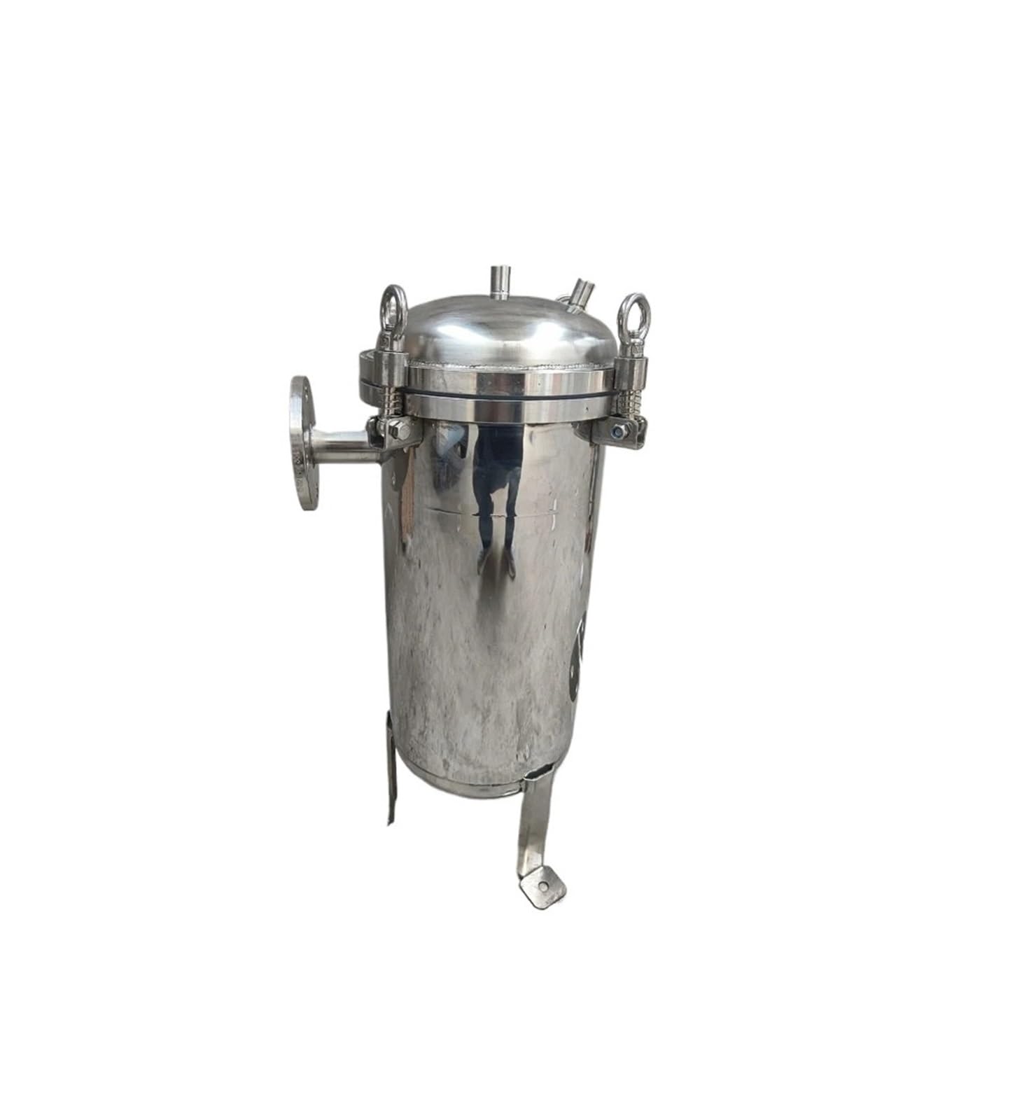 304 Stainless Steel Bag Filter Well Water Quick Opening Flange Bag Filter Pre(Clamp type No.1 bag)