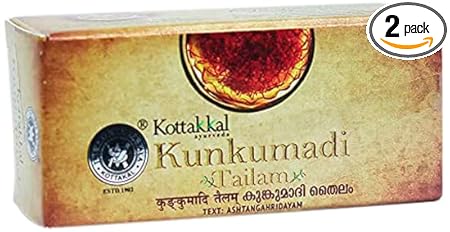 Golden Oldie Herbs | Kunkumadi Tailam-10ml (Pack of 2) | Of Arya Vaidya Sala Kottakkal