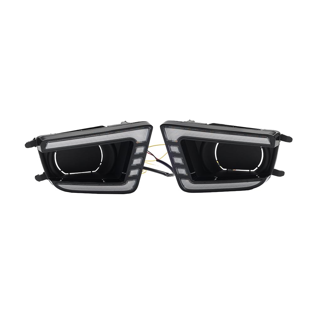 Cnfang4 1 Pair ABS Fog Lamp Turn Signal Daytime Running Lights for Toyota Tacoma 12-2015