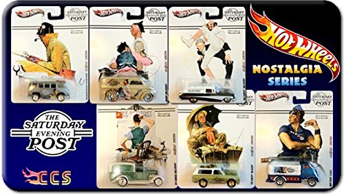 Hot Wheels Saturday Evening Post Nostalgia Set Norman Rockwell