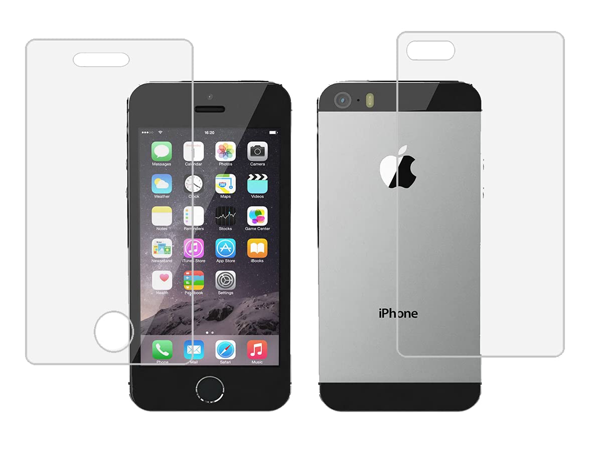 JANX Front and Back Screen Guard for Apple iPhone 5S (B09HXNFBPW) Amazon Price History, Amazon Price Tracker