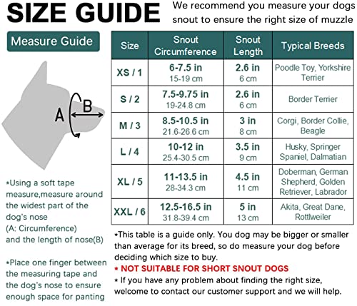 Dog Muzzle With Slow Feeder For Positive Conditioning, Prevents Biting Scavenging Chewing And Licking, Humane Basket Muzzle For Small Medium Large Aggressive Dogs, Allows Panting, Easy To Accept #TOP4