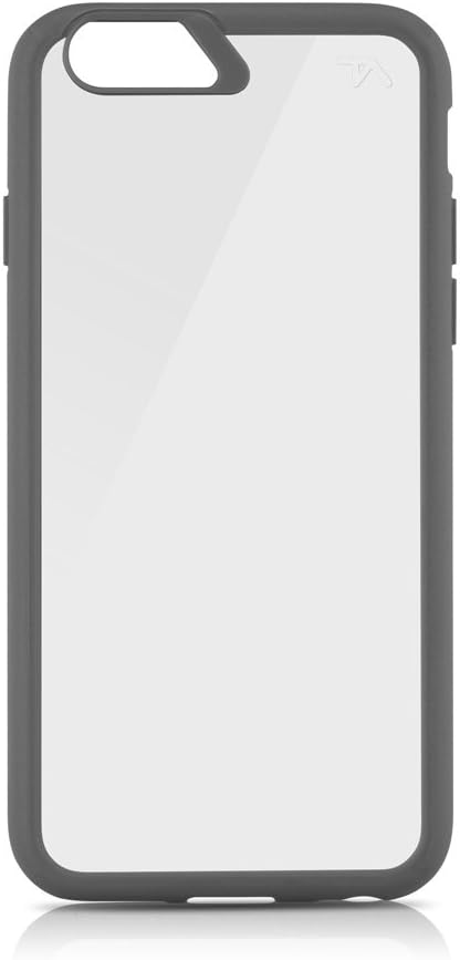 Tech Armor FlexProtect Grip Sheer Scratch-Resistant Case / Cover with Bumper for iPhone 6 (Air Space Grey/Clear)