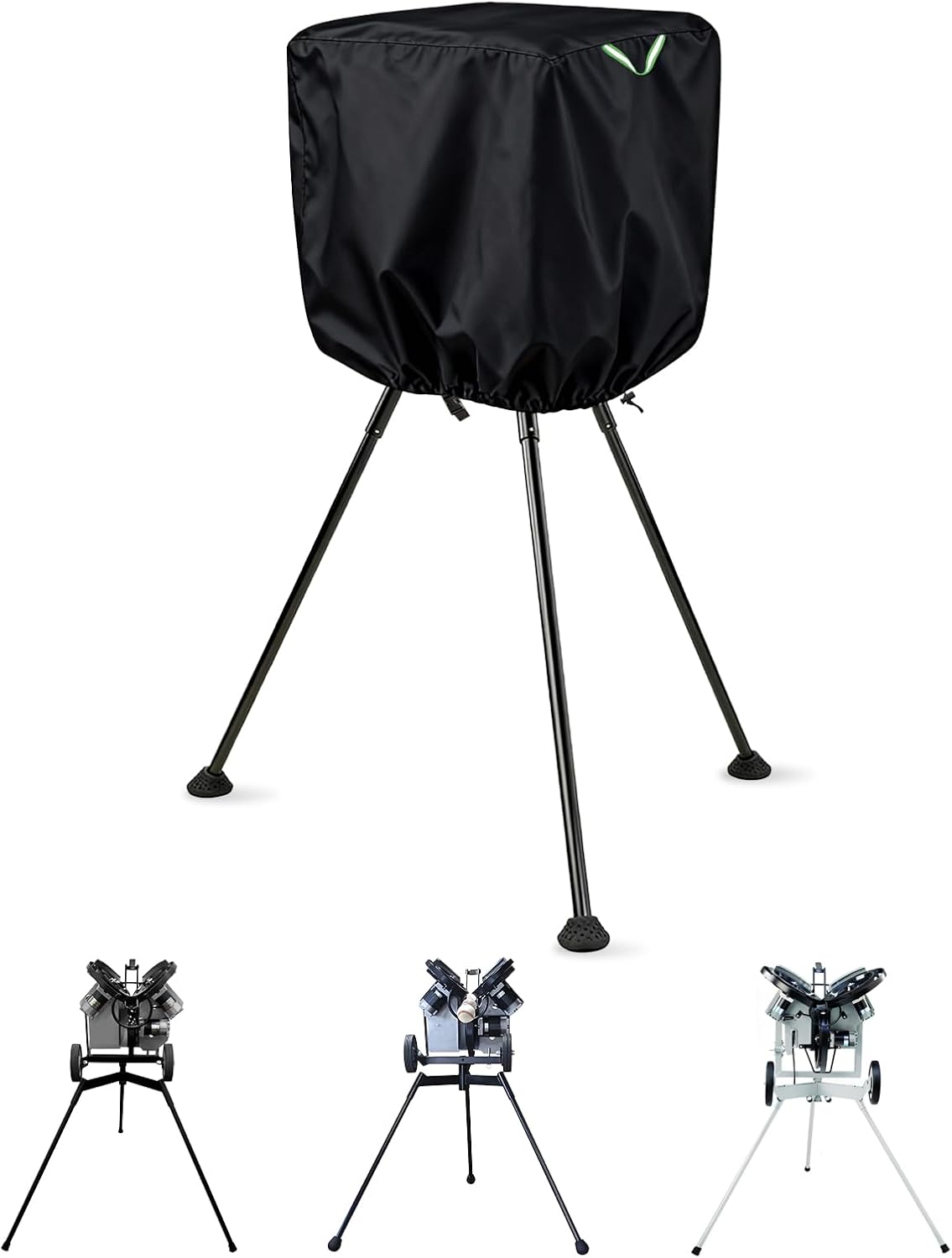 Pitching Machine Cover (23.6"x23.6"x31.5") , Elastic Bottom, High-Density Oxford, Waterproof Dustproof, Baseball Spot Cover Fits Sports Attack Junior Hack Attack and Most Universal Pitching Machines.