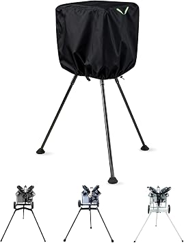 Pitching Machine Cover 23.6"x23.6"x31.5" , Elastic Bottom, High-Density Oxford, Waterproof Dustproof, Baseball Spot Cover Fits Sports Attack Junior Hack Attack and Most Universal Pitching Machines.