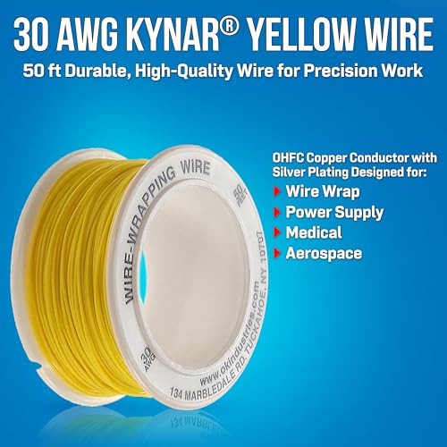 Fil Kynar Jonard 30 AWG pour câblage de précision