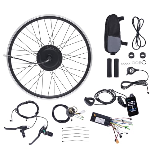 Sabuidds Kit De Conversión De Rueda Delantera Para Bicicleta Eléctrica De 27,5 Pulgadas, 36 V, 500 W, Batería Hl Plus De 36 V Y 13 Ah, Pantall Sabuidds Kit De Conversión De Rueda Delantera Para Bicicleta Eléctrica De 27,5 Pulgadas, 36 V, 500 W, Batería Hl Plus De 36 V Y 13 Ah, Pantall