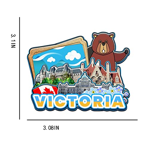 Imán decorativo de madera con diseño 3D de monumentos miniatura 3