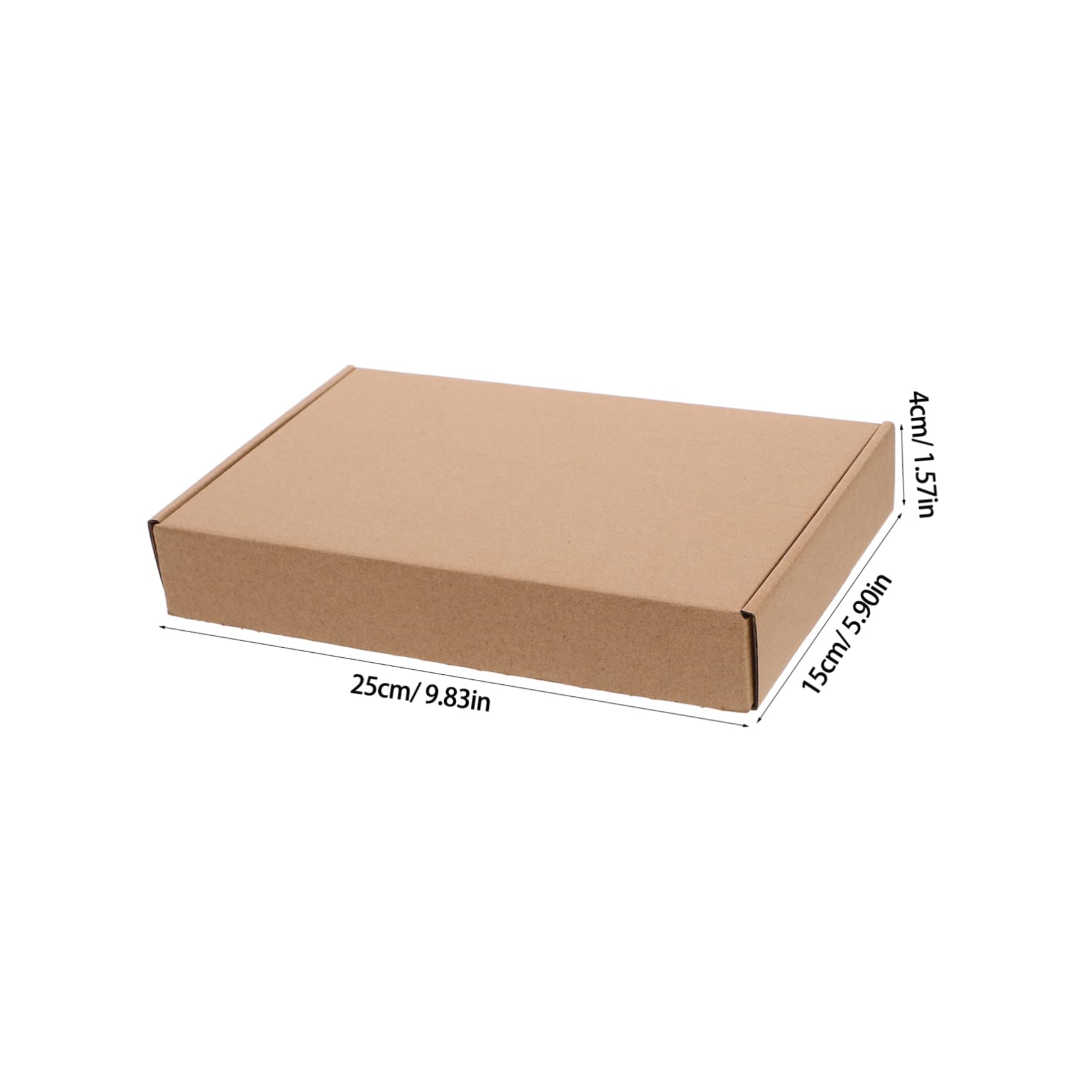 HOMOCONO Packaging Box 10pcs Paper Shipping Boxes Sturdy Mailer Boxes for Mailer Mailers