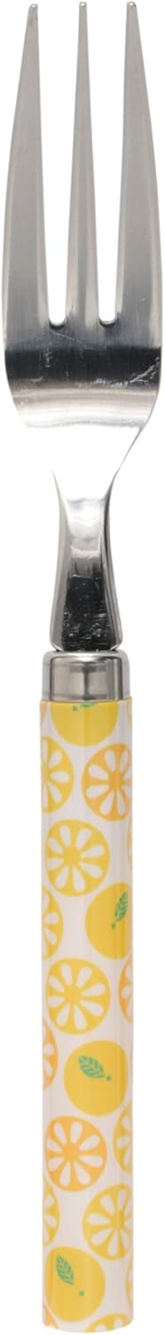 Kawaii 080956 Chou Cutlery Series Nordic Pattern Cutlery, Princess Fork, Orange, Yellow