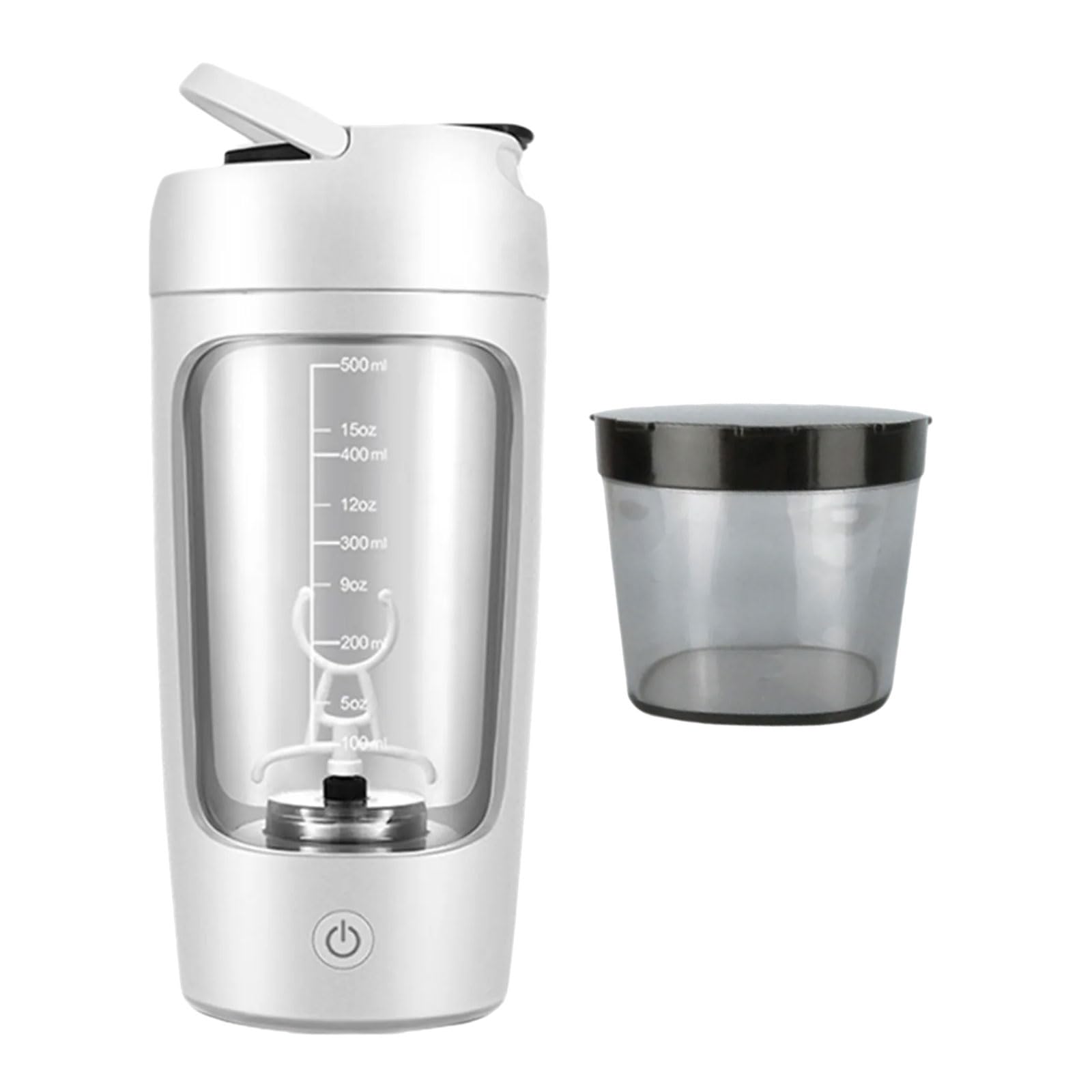 yanwuwa Electric Shaker Bottle Rechargeable Shake Mixer Blender Cup for Protein Mixing Electric Shaker 650ml USB Rechargeable Fitness Drink Mixer