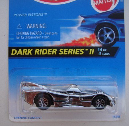 Amazon.com: HOT WHEELS DARK RIDER SERIES II #4 OF 4 CARS CHROME