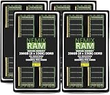 256GB 8X32GB DDR5 5600MHZ PC5-44800 2Rx8 1.1V CL46 288-PIN ECC Registered RDIMM KIT NEMIX RAM Server Memory Compatible with ASRock WRX90 WS EVO Motherboard