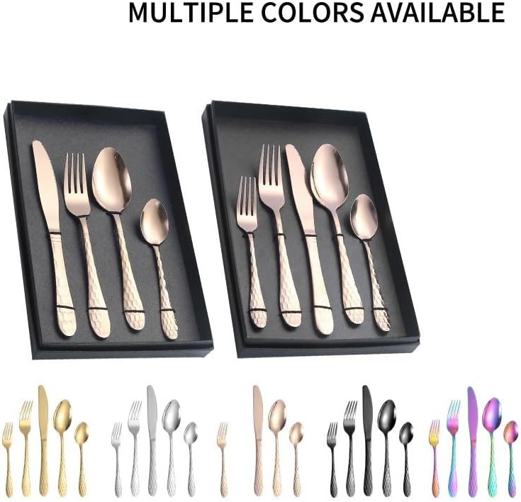 銀食器 平皿 カトラリーセット 5/20/30/40/50/60個 ステンレススチール カトラリーセット ボックスナイフ、フォーク、