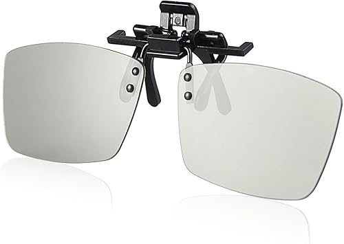 Miniatura 3 de Paquete de 2 lentes 2D con clip – Convierte las películas 3D de nuevo en 2D – eDimensional 2 pares para Sony LG, Vizio Passive 3-D TV y con todos