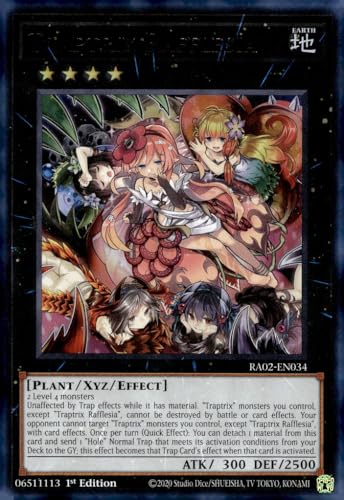 Traptrix Rafflesia (UR) - RA02-EN034 - Ultra Rare - 1st Edition