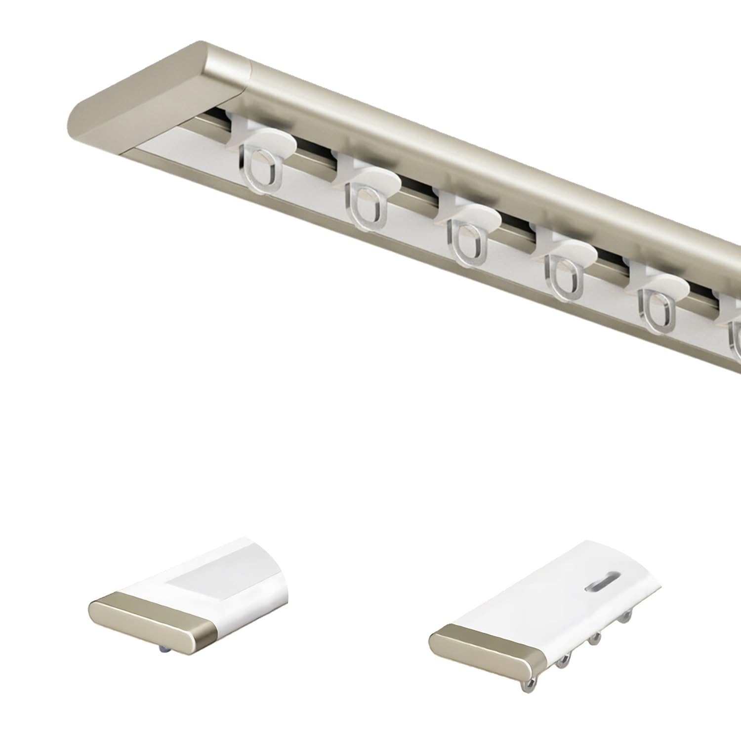 Rail Rideau Ultra-Mince Sans Perçage Mur Plafond