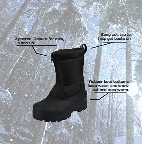 Icicle Kids Winter Snow Boots & Gloves Combo for Girls & Boys2