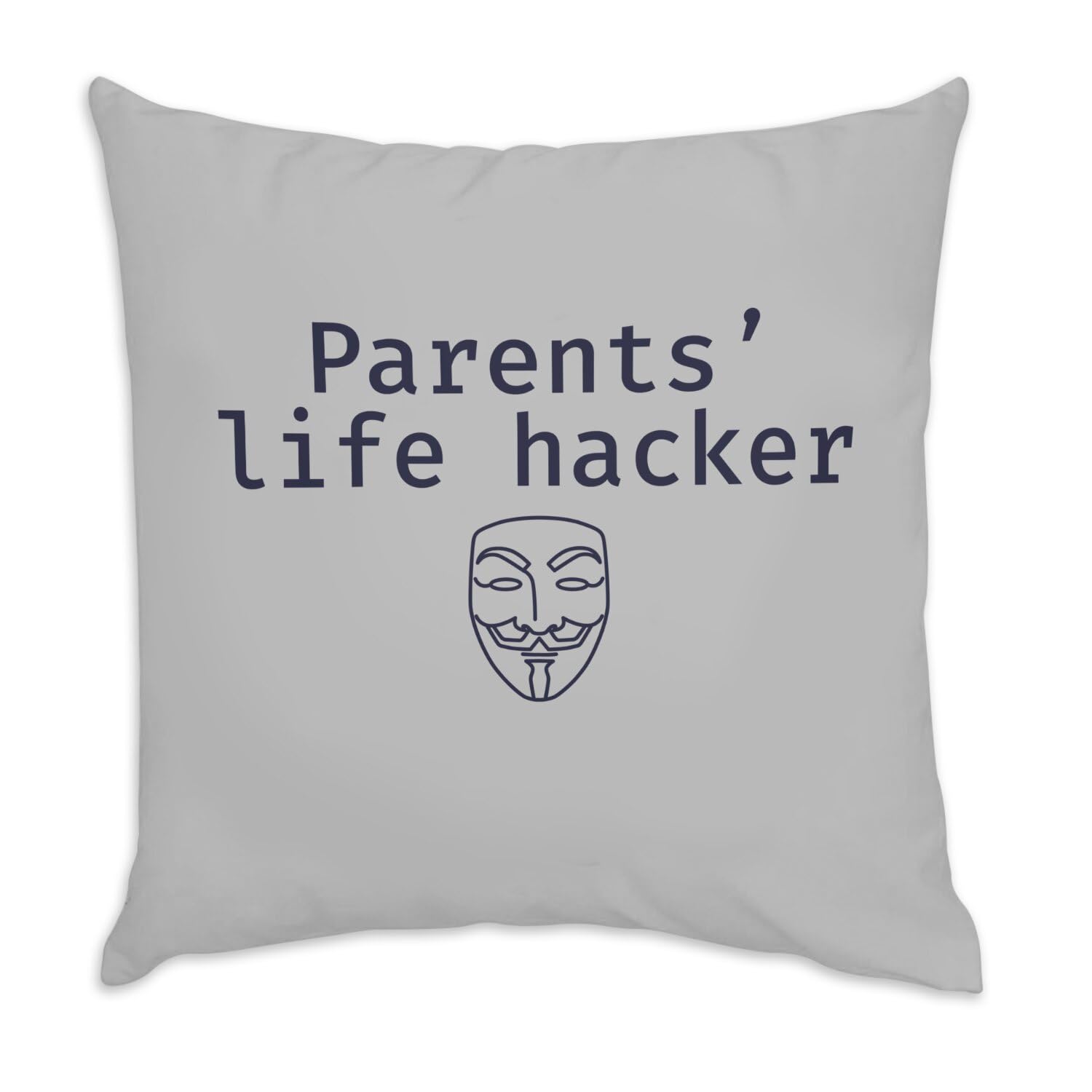 Coussin en velours gris pour soulager le dos sur votre chaise de bureau