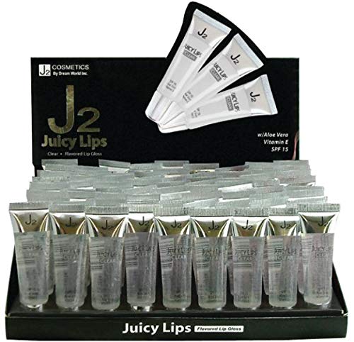 J2 Juicy Clear Only Lip Gloss Pack of 2