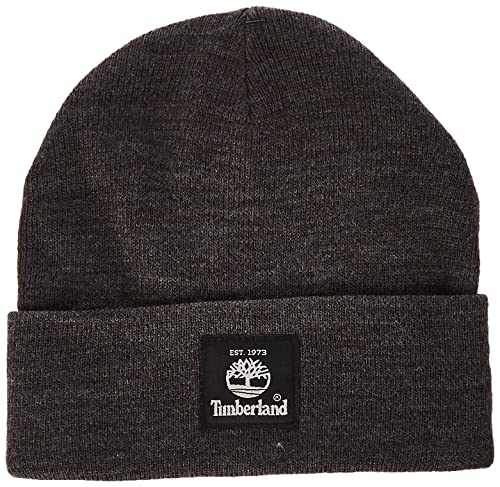 Timberland Short Watch Cap, Charcoal Heather Gray, One Size