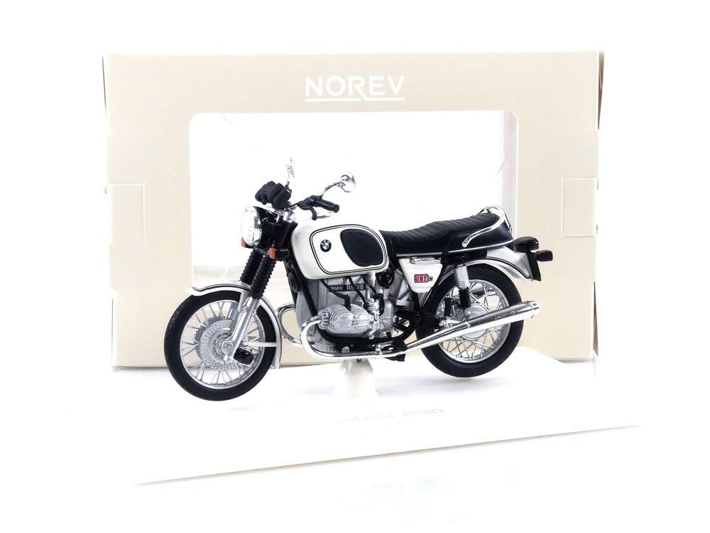 Amazon.co.jp: ノレブ 1/18 BMW R90/6 1974 ホワイト 汎用ミニカー