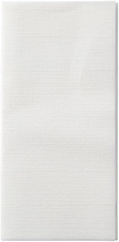 Hoffmaster 120072 Servilleta de cena seleccionada similar al lino, 17 pulgadas de largo x 17 pulgadas de ancho, blanco, 18 pliegue (caja de 300)