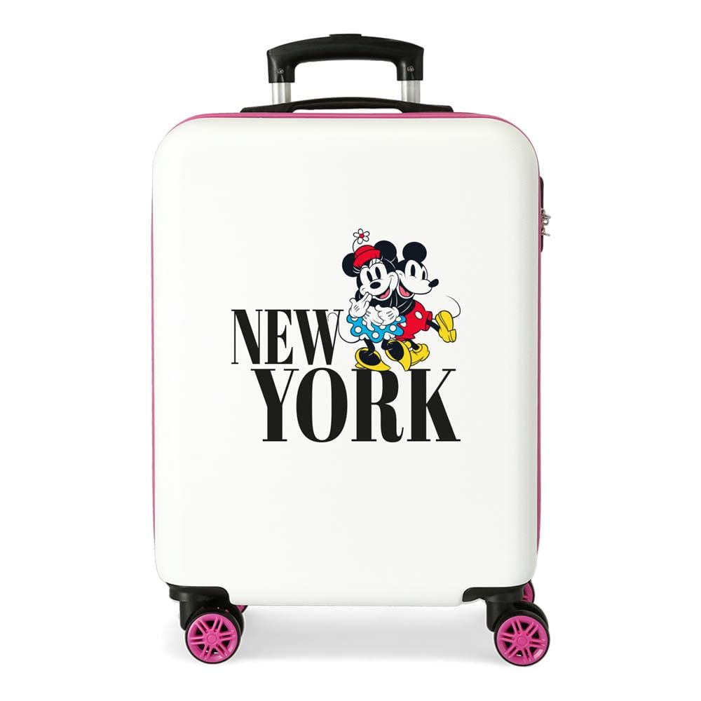 Disney Mickey & Minnie Trip to… Suitcase Set, One Size, New York White, One Size, Cabin Suitcase