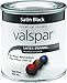 Black valspar paint