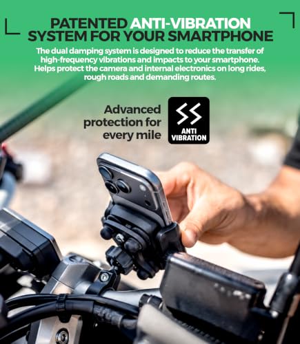 MOGGAM Motorcycle Phone Holder with Vibration Dampener