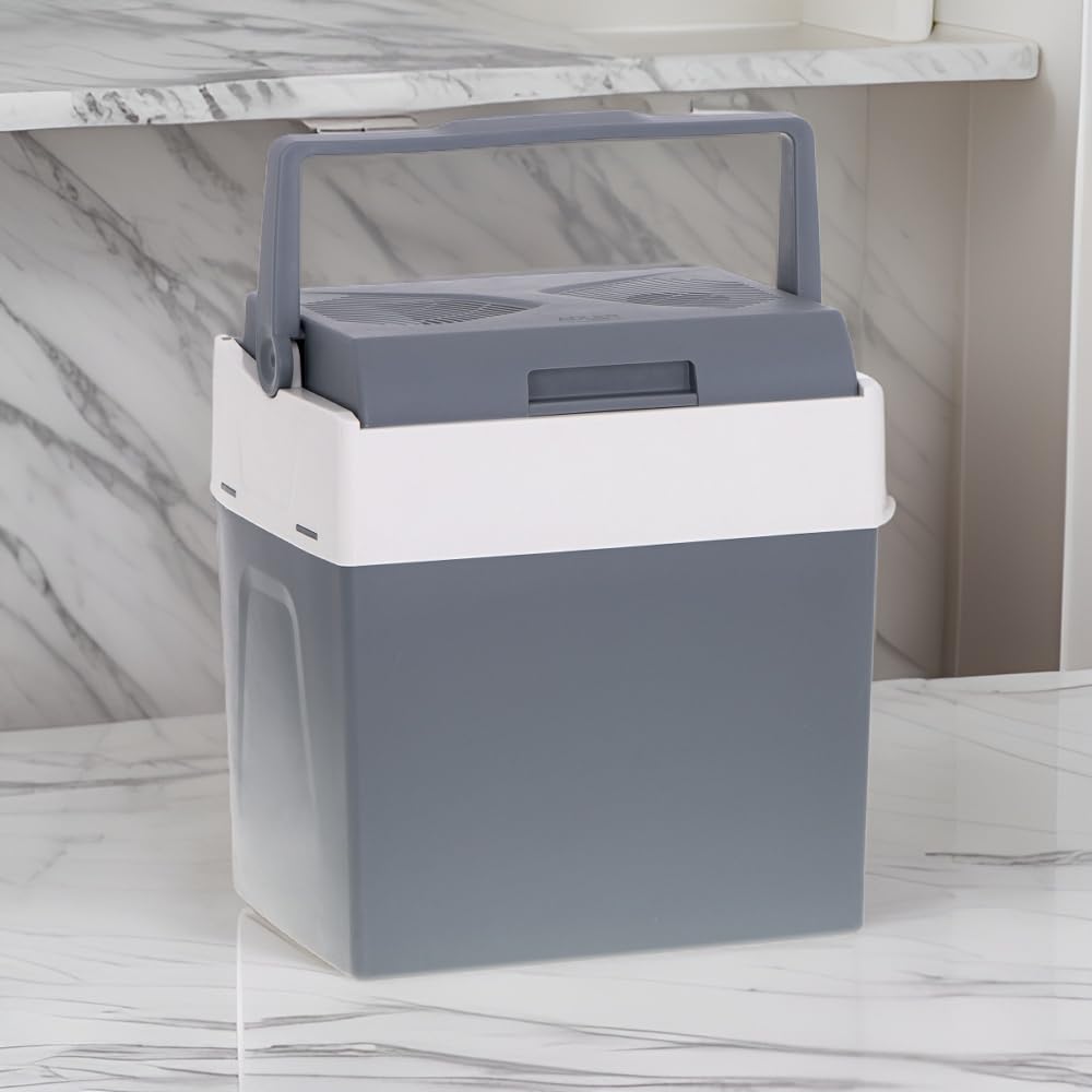 Adler AD 8078 - Frigorifero elettrico portatile, 28 litri, 12 V e 220-240 V, per auto, funzione di mantenimento del calore e di mantenimento del calor