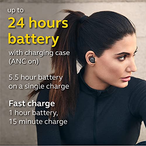 Jabra Elite Active 75T True Wireless Earbuds With Wireless Charging Enabled Case, Gray (Renewed) #TOP4
