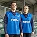 FORZA Soccer Practice Pinnies/Scrimmage Vests/Sports Bibs | Packs of 5, 10 & 15 | Sizes Ranging from Kids to XXL (Blue, Adult (Small/Medium) [5 Pack])