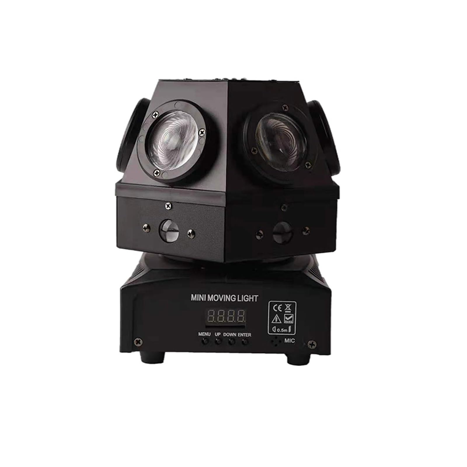 LED Stage Lights, Professional Christmas Stage Lights Beam DJ Disco LED Strobe Party Light DMX512 Sound Music Projector for Home Club for Wedding Party