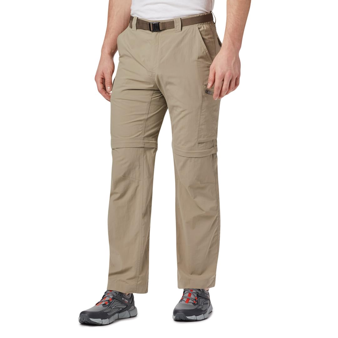 ColumbiaMen Loose Mid Rise Omni-Wick Ridge Convertible Hiking and Trekking Pant