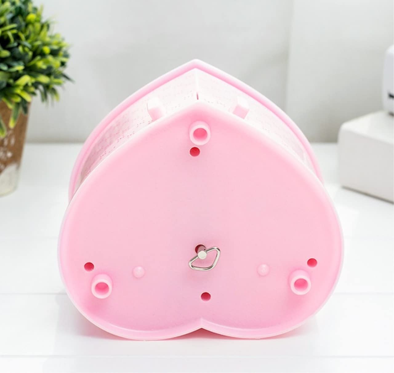 VVABRA Caja de Música Caja de Musica Caja De Música Roja Joyero De Amor Joyero Musical De Princesa En Forma De Corazón para Niñas Caja Musical Cajas Musicales