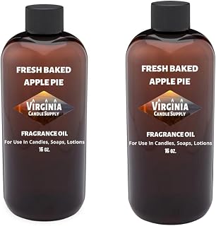 Fresh Baked Apple Pie Fragrance Oil (32 oz Bottle) for Candle Making, Soap Making, Tart Making, Room Sprays, Lotions, Car Fresheners, Slime, Bath Bombs